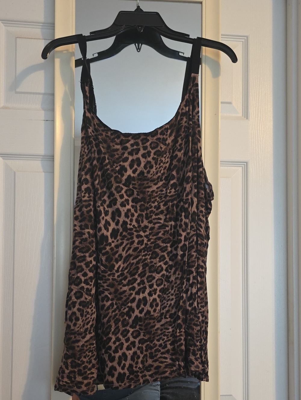 torrid Leopard Print Sleep Tank in Brown and Black